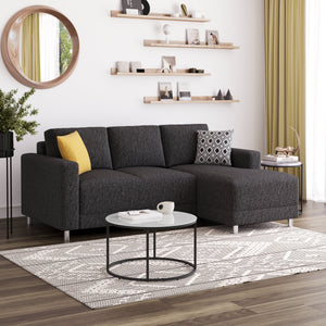 Ecksofa ERIN rechts anthrazit