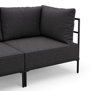 Ecksofa ETHAN 3-Sitzer anthrazit