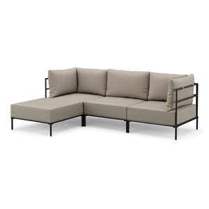 Ecksofa ETHAN 3-Sitzer beige