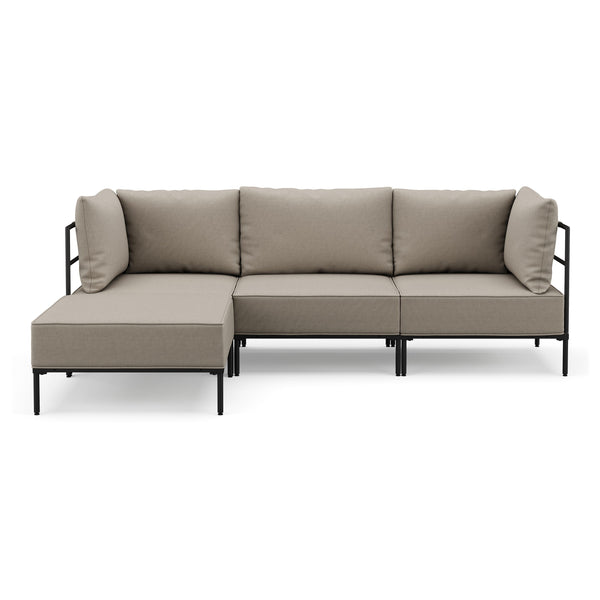 Ecksofa ETHAN 3-Sitzer beige