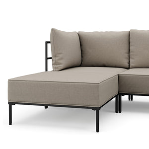 Ecksofa ETHAN 3-Sitzer beige
