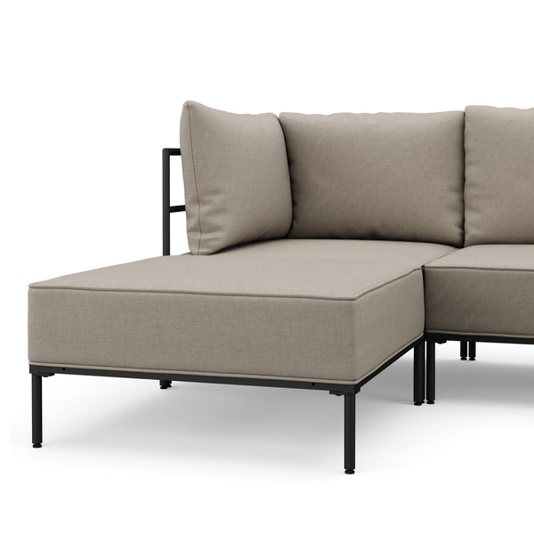 Ecksofa ETHAN 3-Sitzer beige