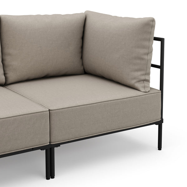 Ecksofa ETHAN 3-Sitzer beige