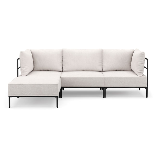 Ecksofa ETHAN 3-Sitzer creme