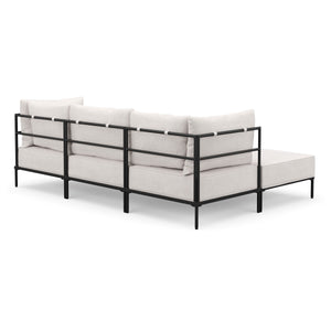 Ecksofa ETHAN 3-Sitzer creme