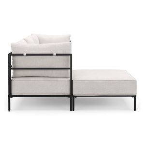Ecksofa ETHAN 3-Sitzer creme