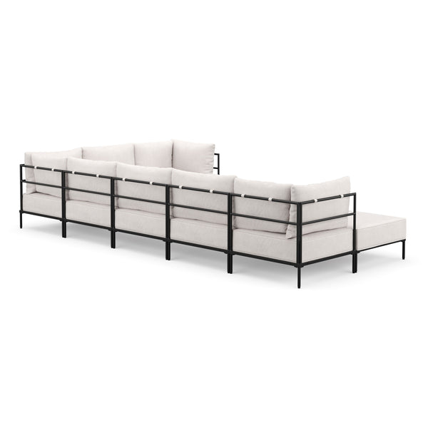 Ecksofa ETHAN Deluxe 6-Sitzer creme