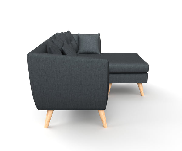 Ecksofa HAILY anthrazit