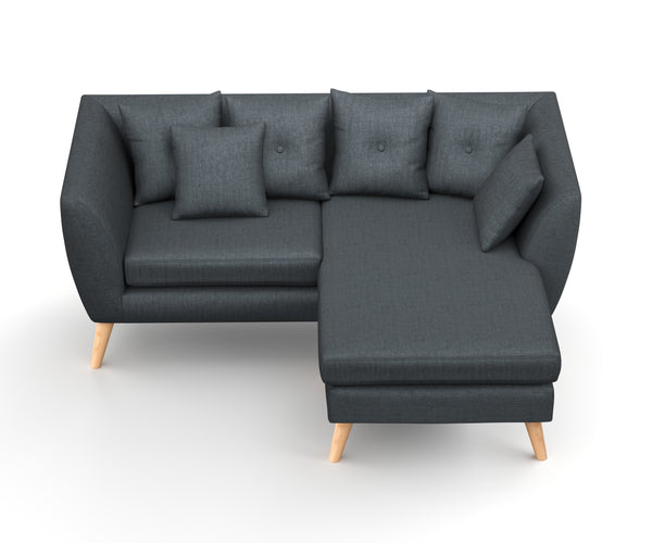 Ecksofa HAILY anthrazit