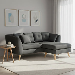 Ecksofa HAILY anthrazit