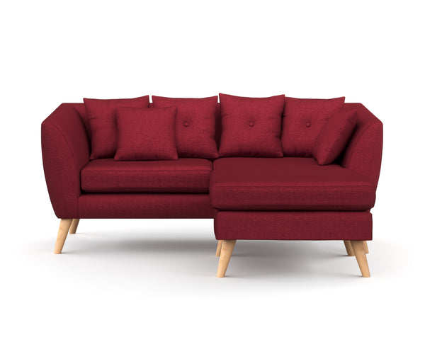 Ecksofa HAILY bordeaux