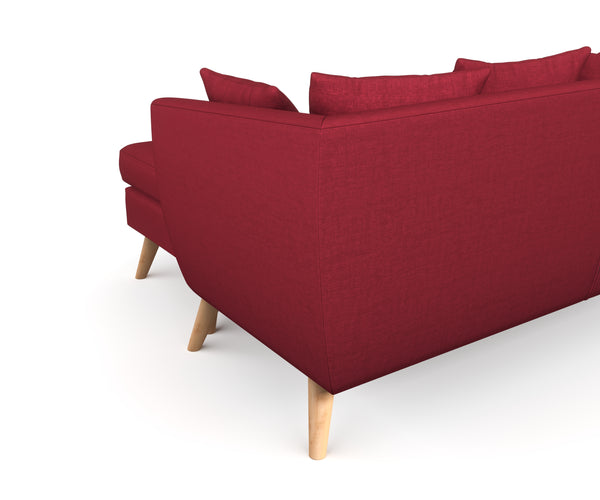 Ecksofa HAILY bordeaux