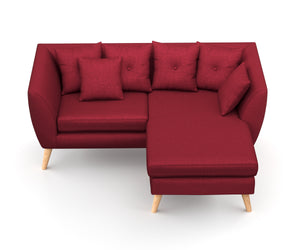 Ecksofa HAILY bordeaux