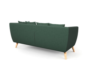 Ecksofa HAILY dunkelgrün