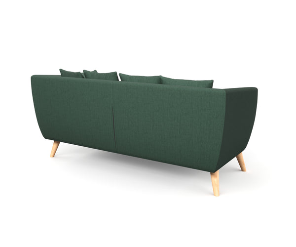 Ecksofa HAILY dunkelgrün