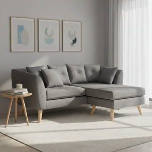 Ecksofa HAILY grau