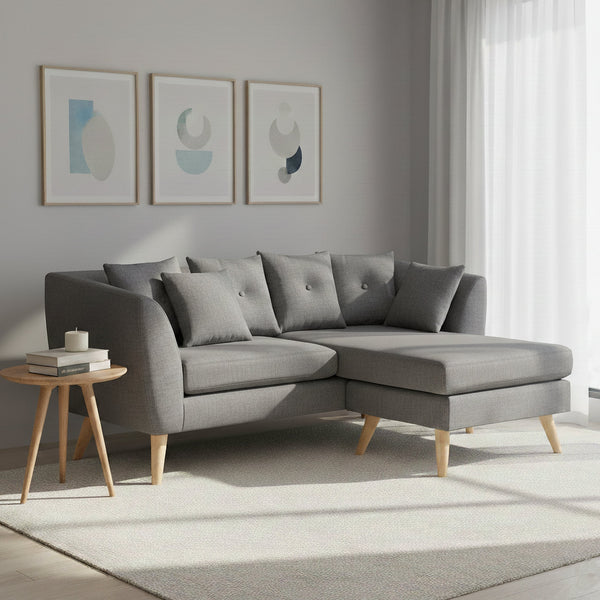 Ecksofa HAILY grau
