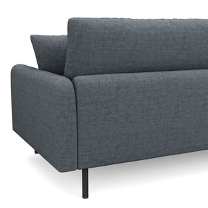 Ecksofa LEAH links anthrazit