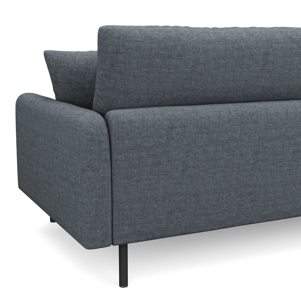 Ecksofa LEAH links anthrazit