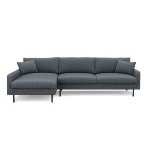 Ecksofa LEAH links anthrazit