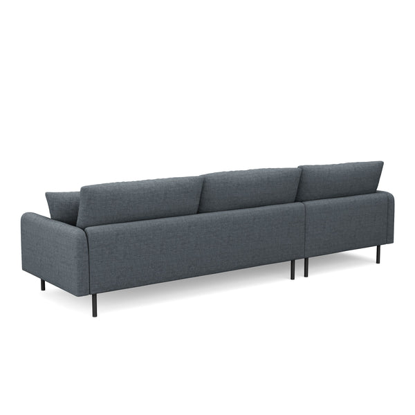 Ecksofa LEAH links anthrazit