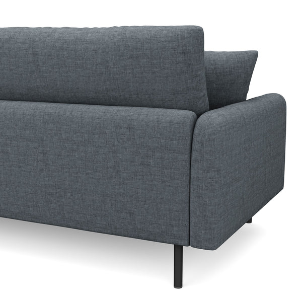 Ecksofa LEAH rechts anthrazit