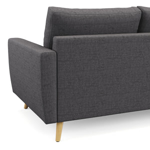 Ecksofa MANDY links anthrazit