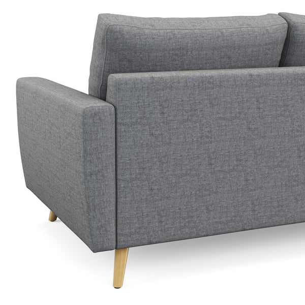 Ecksofa MANDY links grau
