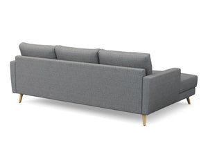 Ecksofa MANDY links grau