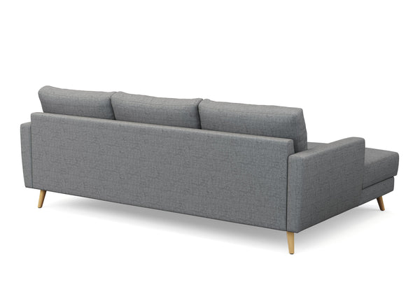 Ecksofa MANDY links grau
