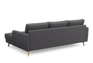 Ecksofa MANDY rechts anthrazit