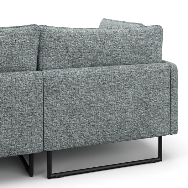 Ecksofa MARISA links grau