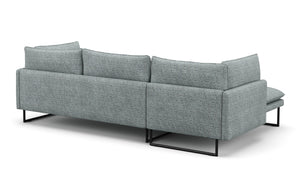 Ecksofa MARISA links grau