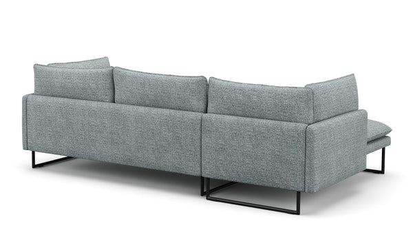 Ecksofa MARISA links grau