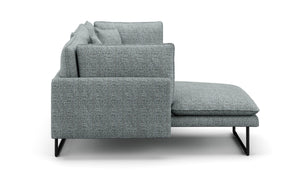Ecksofa MARISA links grau