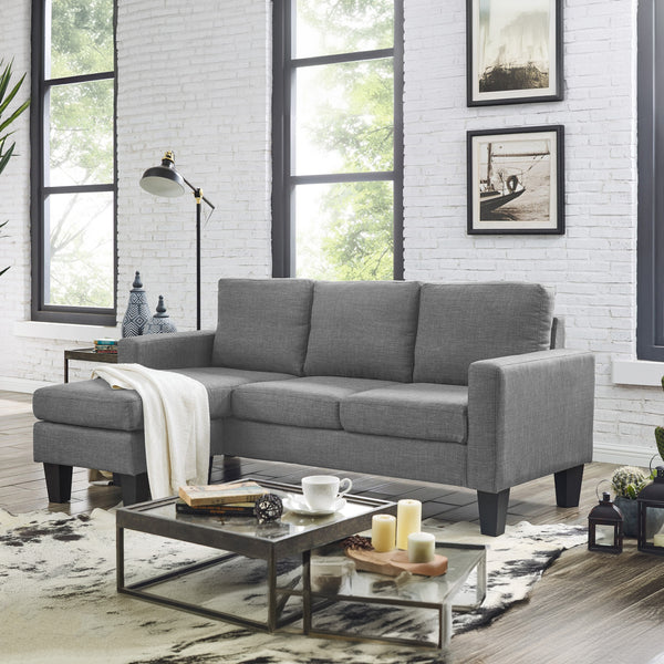 Ecksofa MILA grau