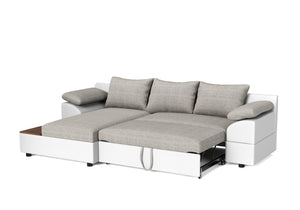 Ecksofa NALA mit Schlaffunktion links