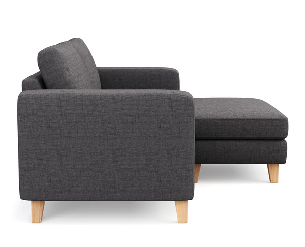 Ecksofa NOLAN rechts anthrazit