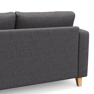 Ecksofa NOLAN rechts anthrazit