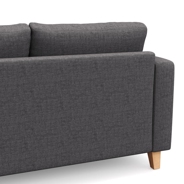 Ecksofa NOLAN rechts anthrazit