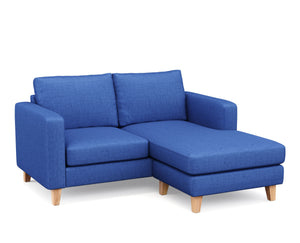 Ecksofa NOLAN rechts blau