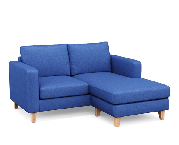 Ecksofa NOLAN rechts blau