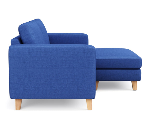 Ecksofa NOLAN rechts blau