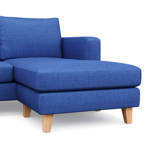 Ecksofa NOLAN rechts blau