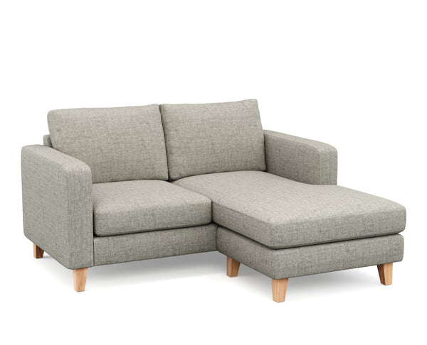 Ecksofa NOLAN rechts grau