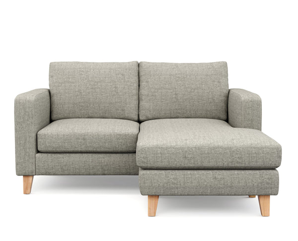 Ecksofa NOLAN rechts grau