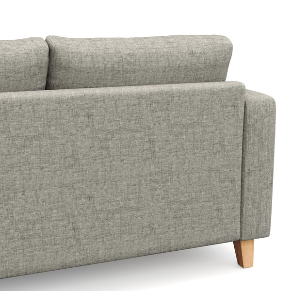 Ecksofa NOLAN rechts grau