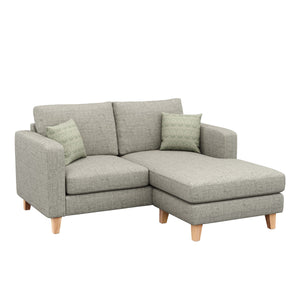 Ecksofa NOLAN rechts grau