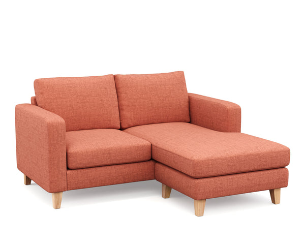 Ecksofa NOLAN rechts terracotta