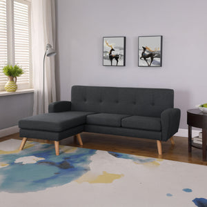 Ecksofa SALLY anthrazit